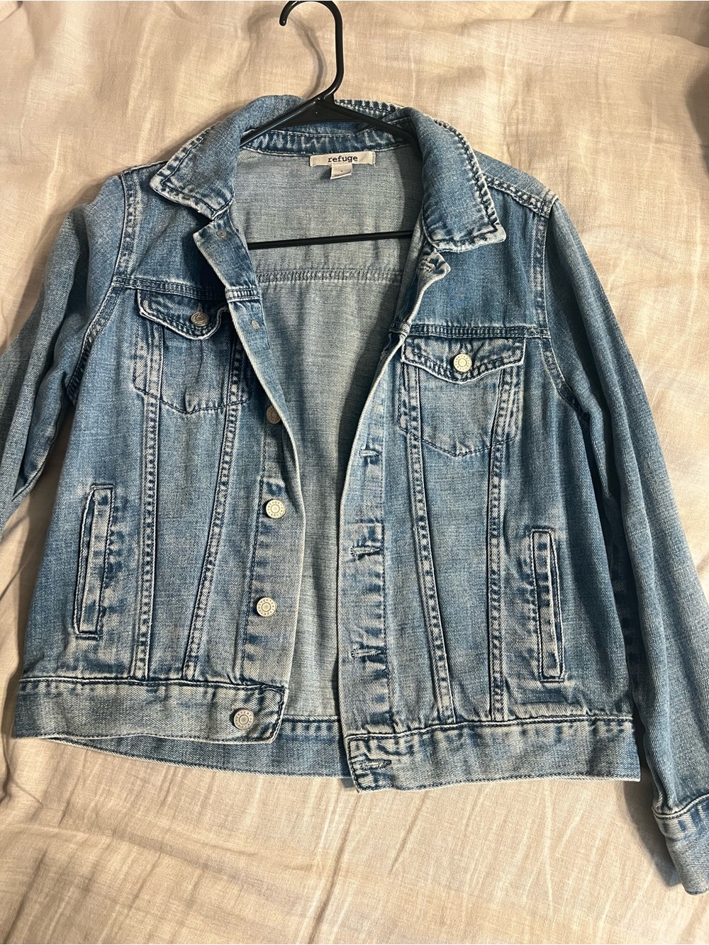 Refuge Blue Denim Jacket - Women's Classic Jean Jacket